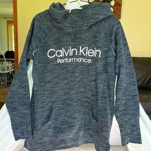 Calvin Klein performance cowl-neck sweatshirt